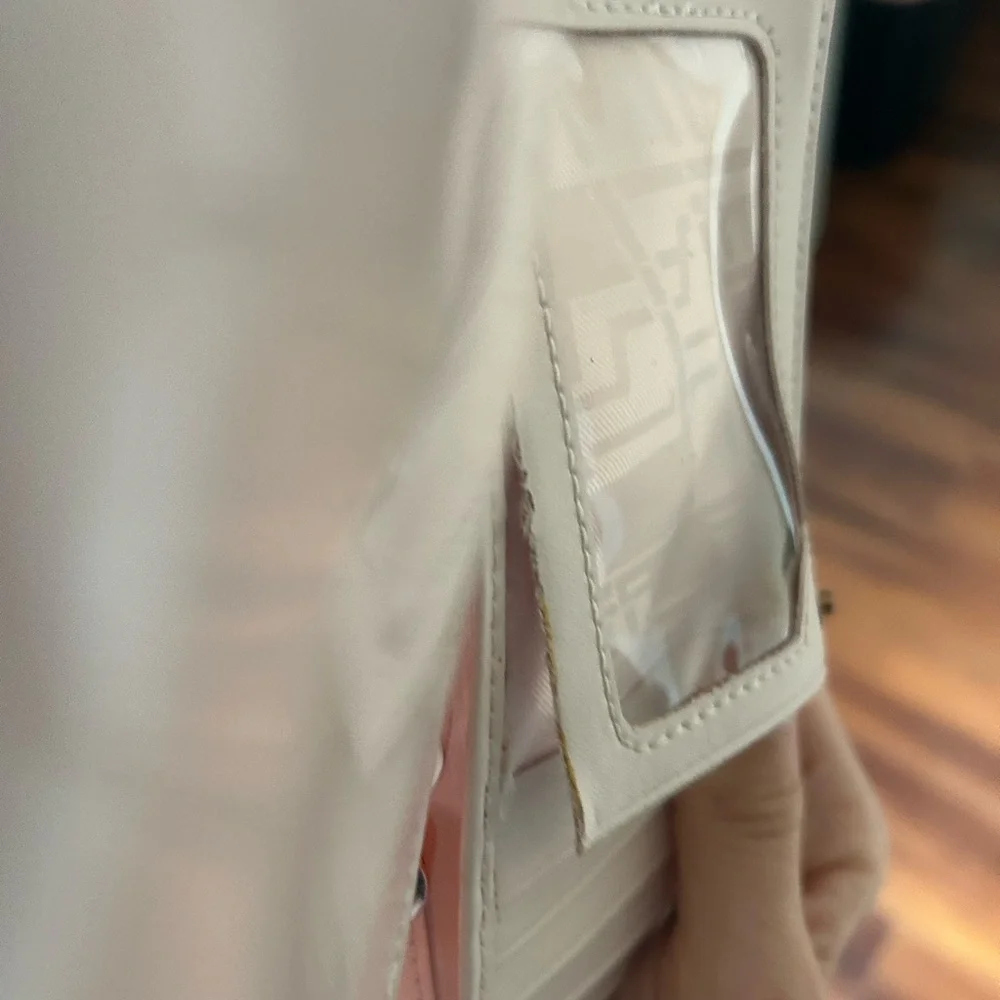 Ted Baker Light Pink Wallet Clutch with Gold Accent - Picture 7 of 11